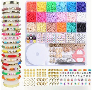 Girls 5100 pc Clay Beads Bracelet Making Kit