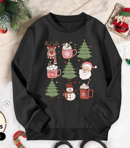 Girls Favorite Things Christmas Sweatshirt