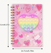 Girls Bubble Pop Fidget Notebooks
