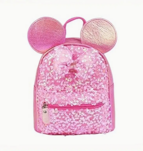Colorful Sequin Bow Backpack