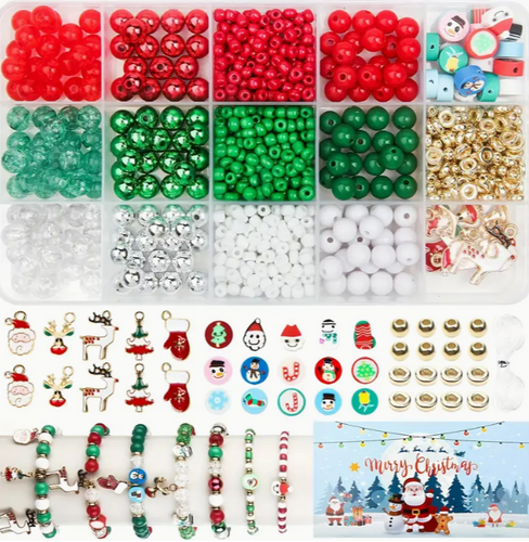 Girls 885PCS Christmas Beading Kit