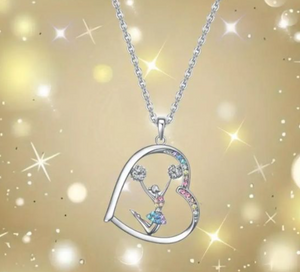 Girls Exquisite Cheerleader Dancer Pendant Necklace