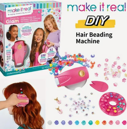 Girls DIY Beaded Hairstyle Kit