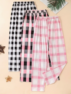 Girls  3pcs Stylish Print Casual Pants