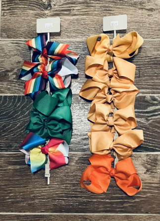 Girls Clip on Bows