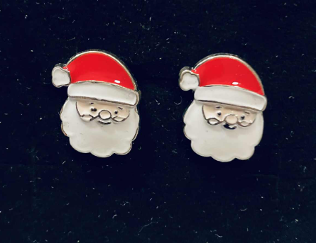 Girls Christmas Earrings