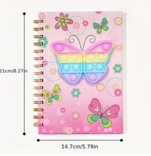 Girls Bubble Pop Fidget Notebooks