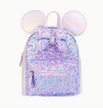 Colorful Sequin Bow Backpack