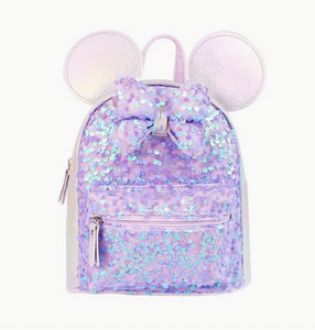 Colorful Sequin Bow Backpack