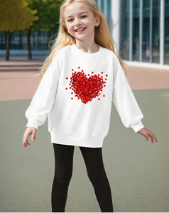Beautiful Heart 3D Print 2pcs Set for Girls