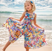 Girls Floral Bohemian Summer Dress